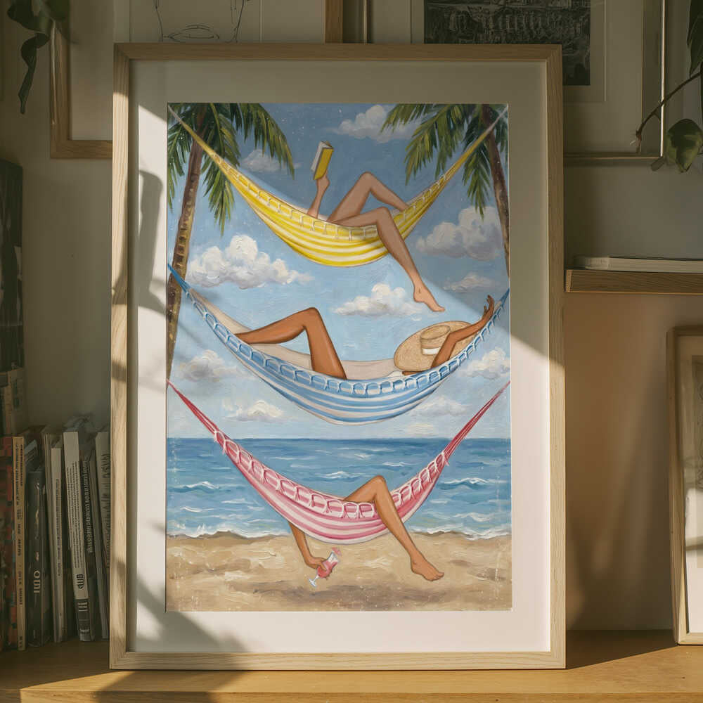 Tropical Hammock Getaway Poster