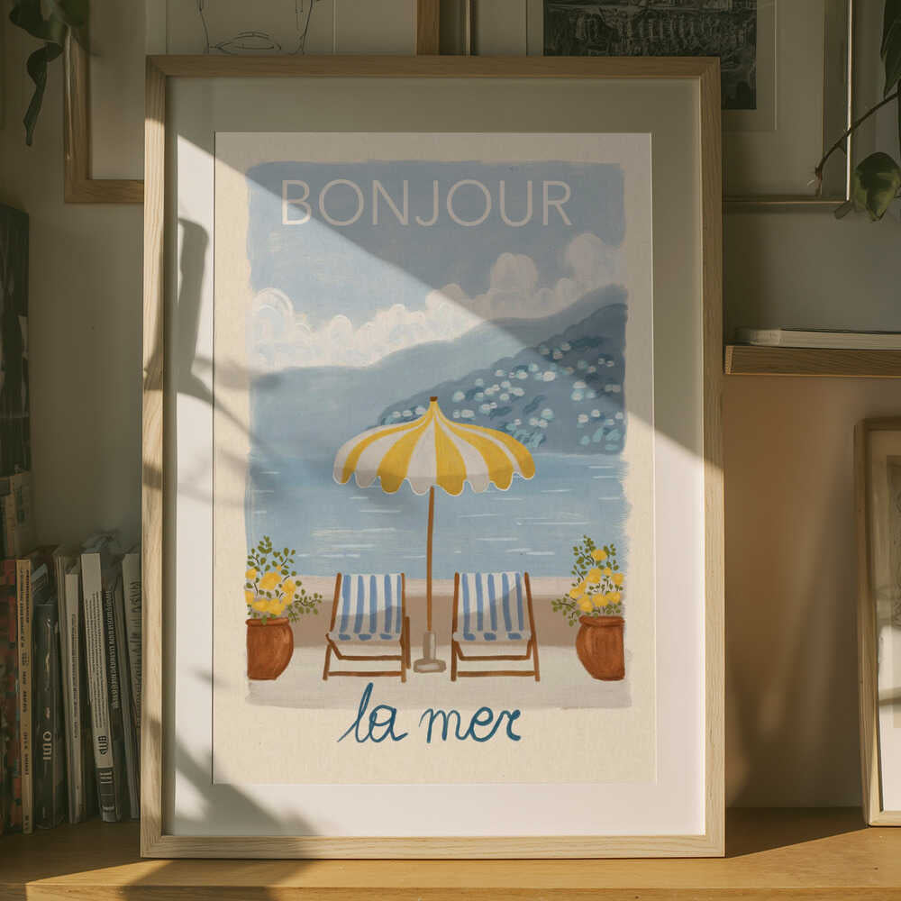 Bonjour La Mer Retreat Poster