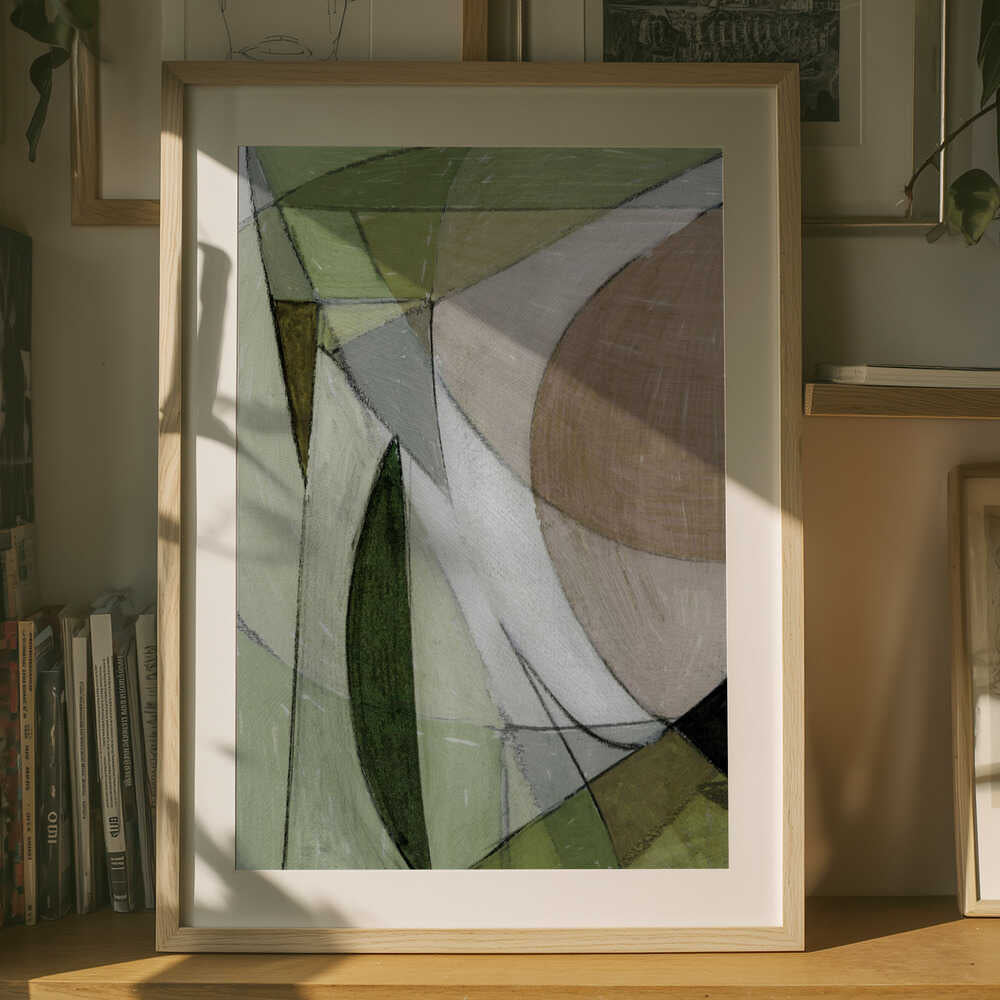 Abstrakt jordnära Poster