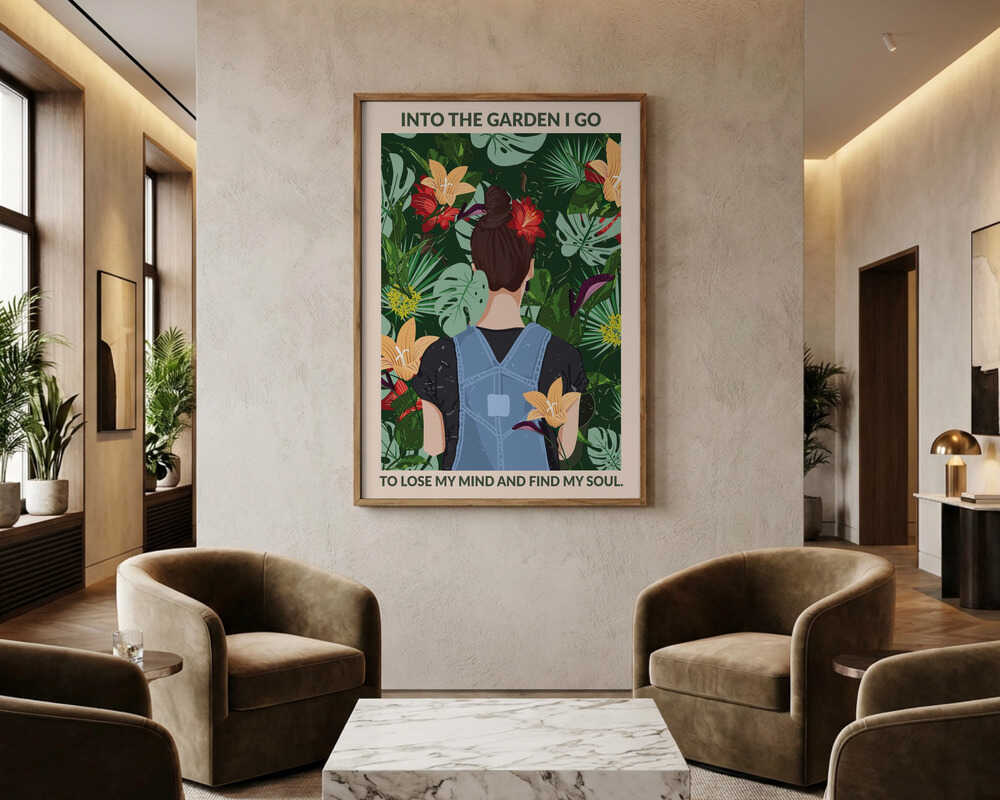 Into the Garden Standard Wall Art Poster