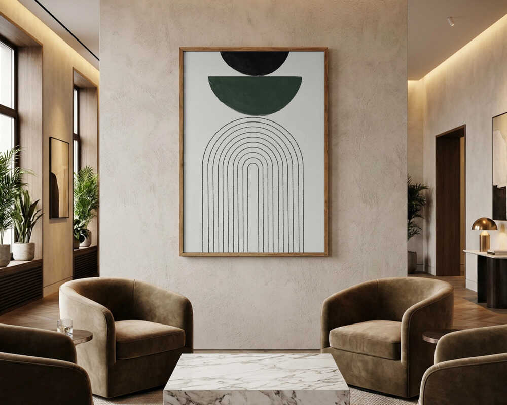 Arched Geometry Poster