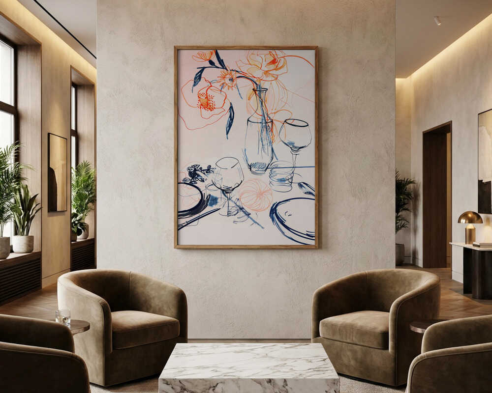 Floral Still-Life Poster