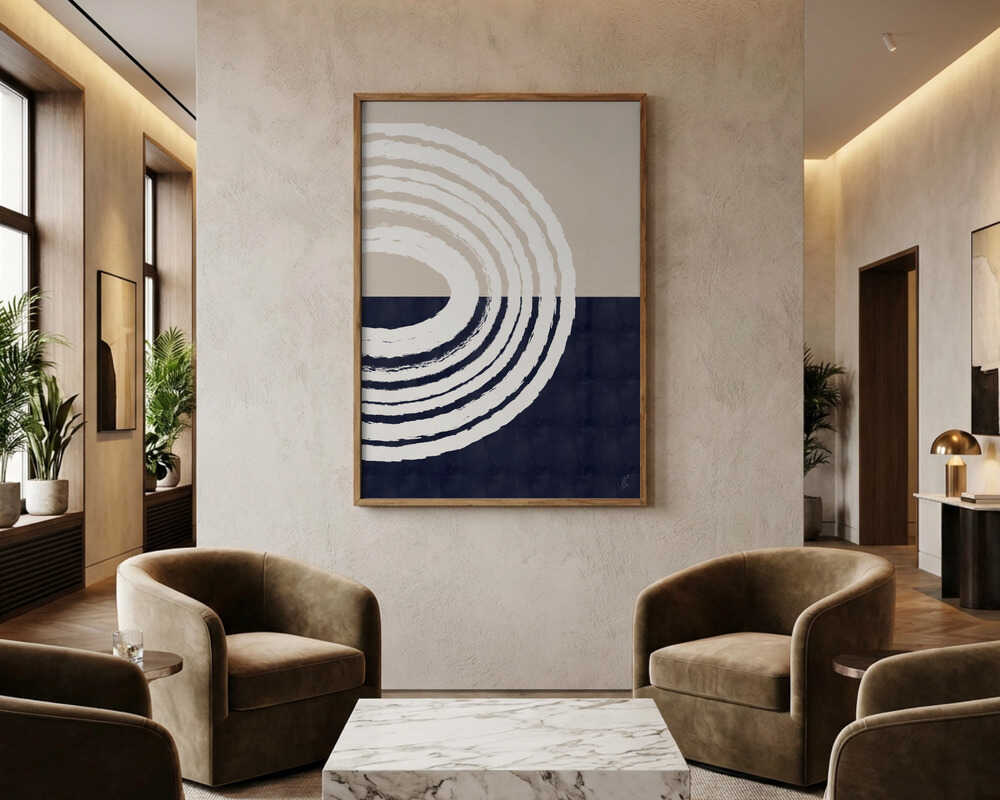 Zen Curve Balans Poster