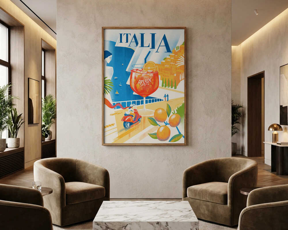 Italiensk sommarkust Poster