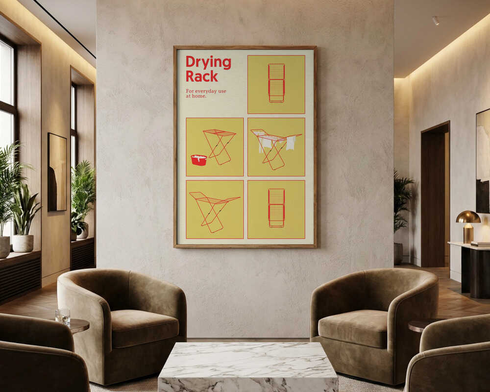 Torkställ Poster