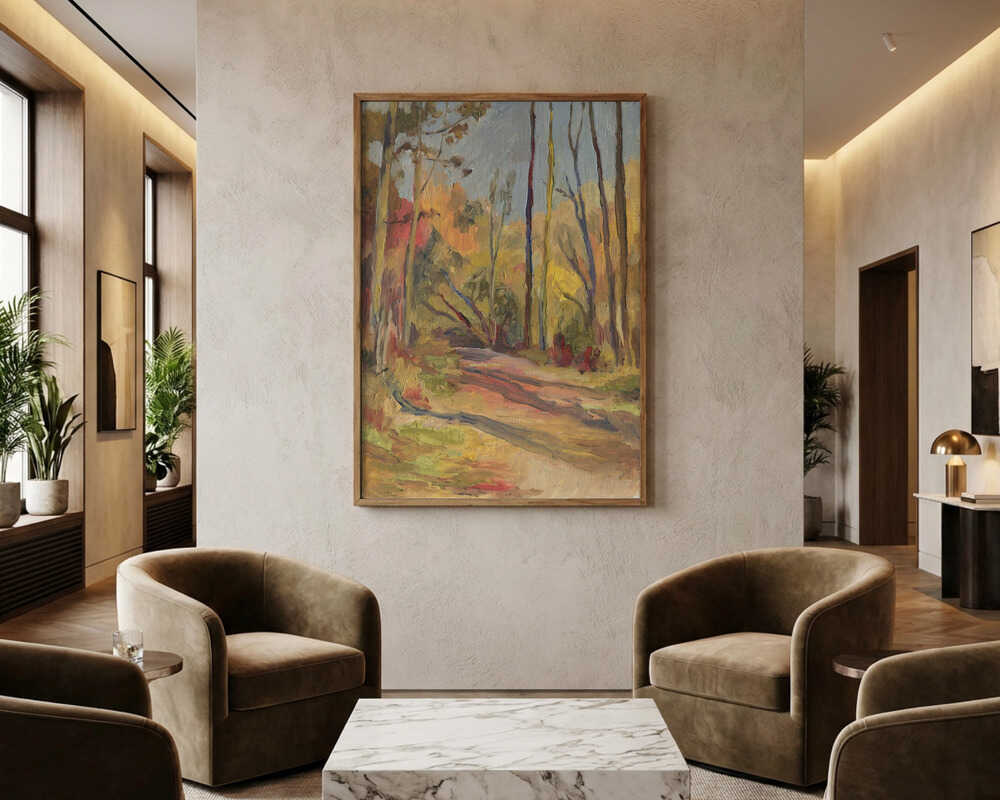 Friedlicher Herbstweg – Poster