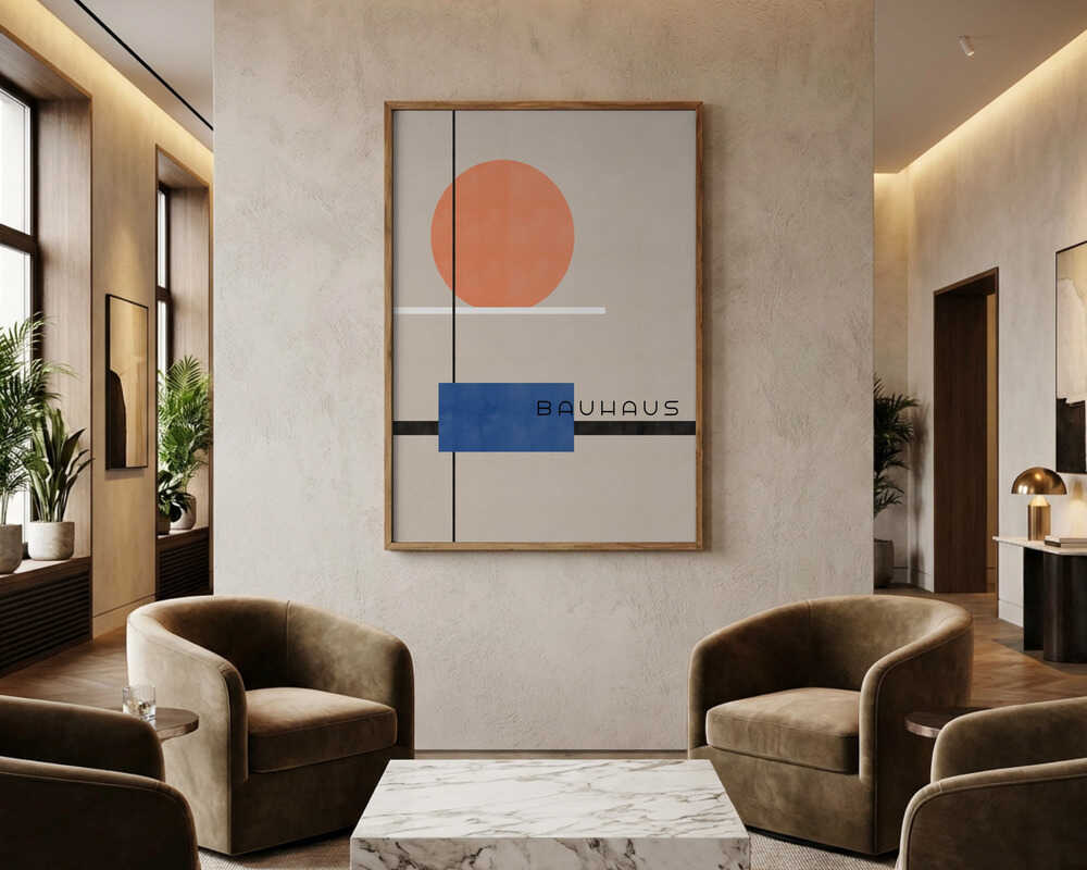 Modern Abstrakt Geometri Poster