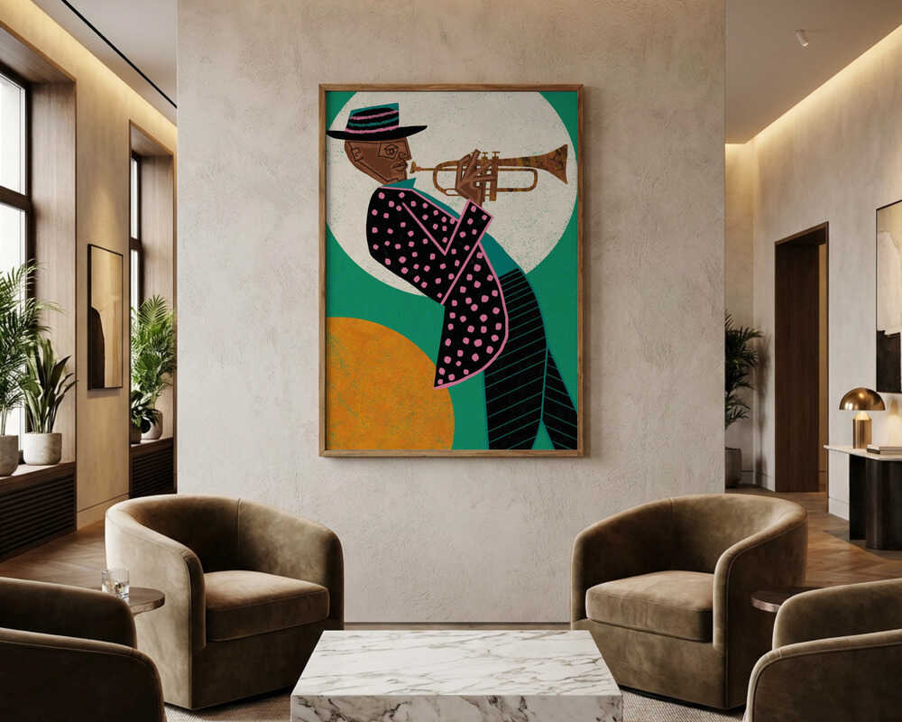 Cool Jazz Trumpetist Poster