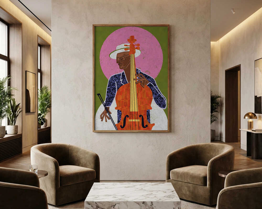 Jazzcellist Poster