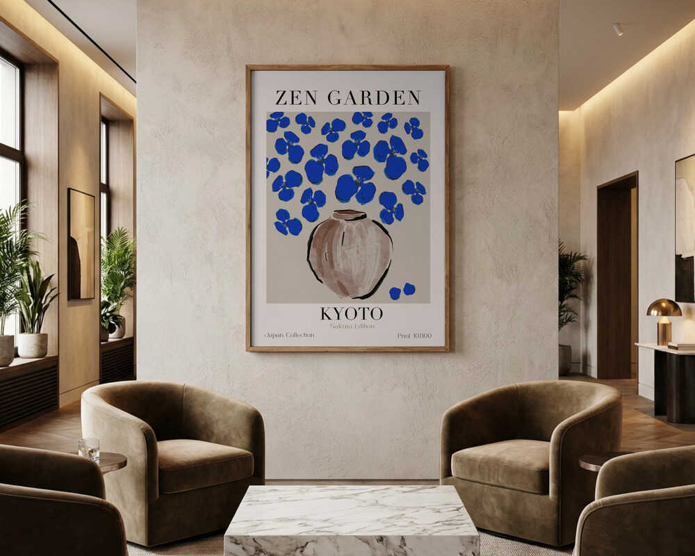 Azurblomster-plakat