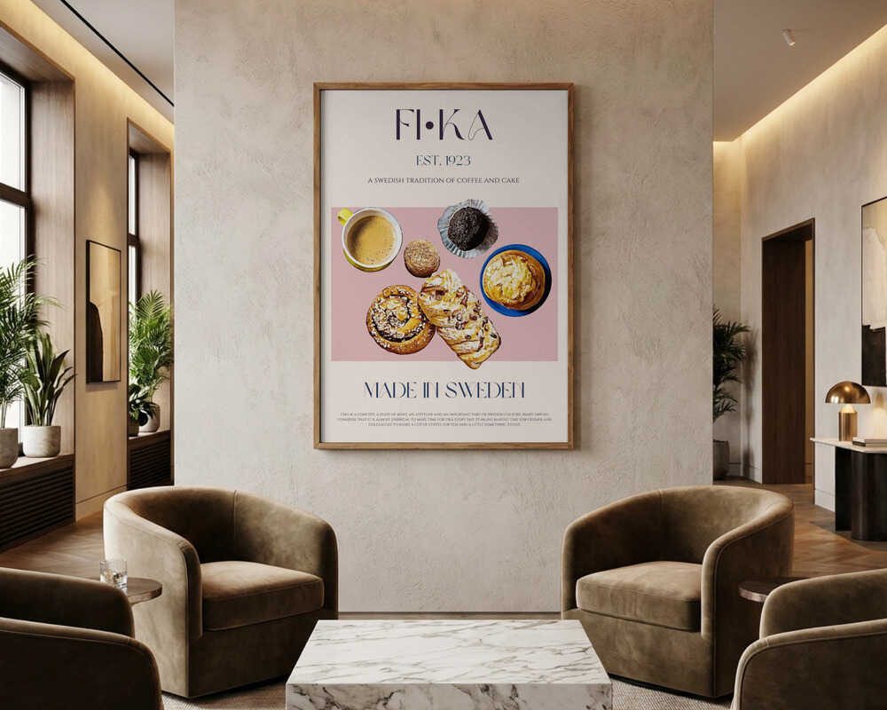 svensk fikabröd Poster