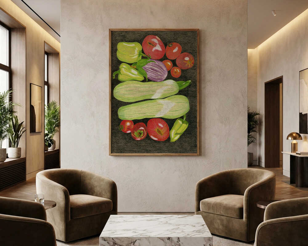 Fresh Garden Harvest Poster