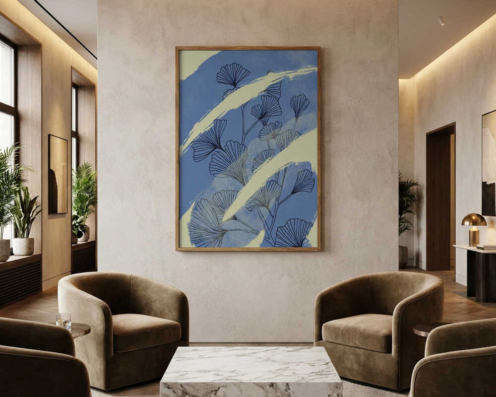 Ginkgobladene05 Plakat