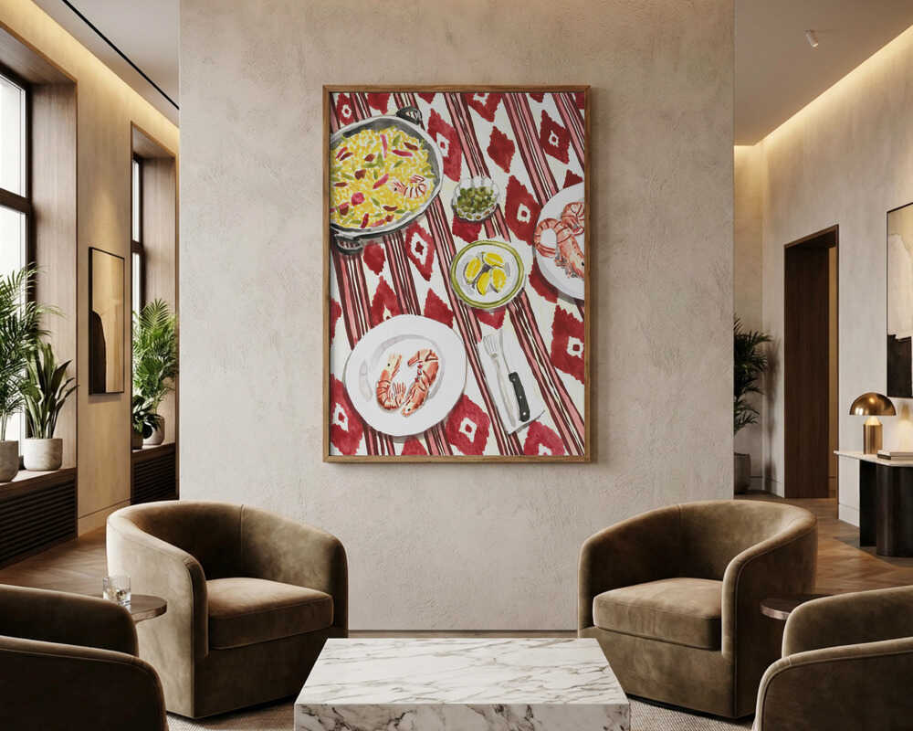 spansk paella Poster