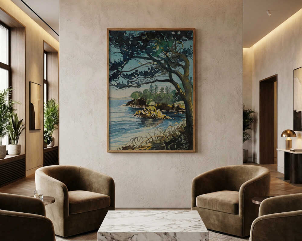 Coastal Pine Vista-plakat