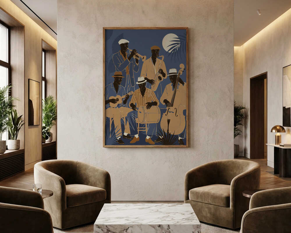 Tropisk Jazzkväll Poster