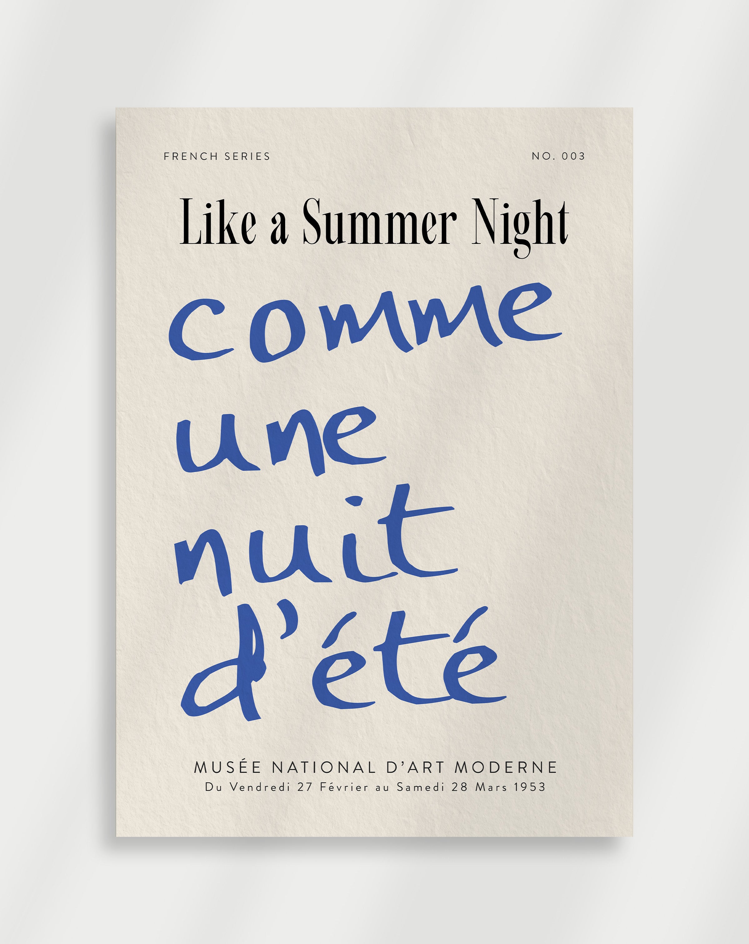 French qoute poster