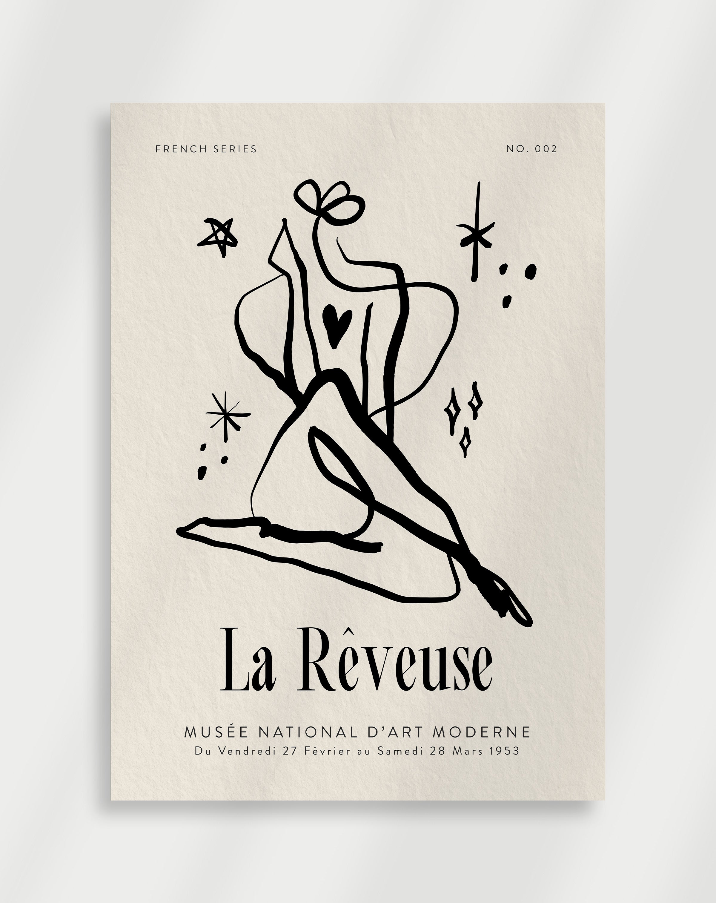 French art poster