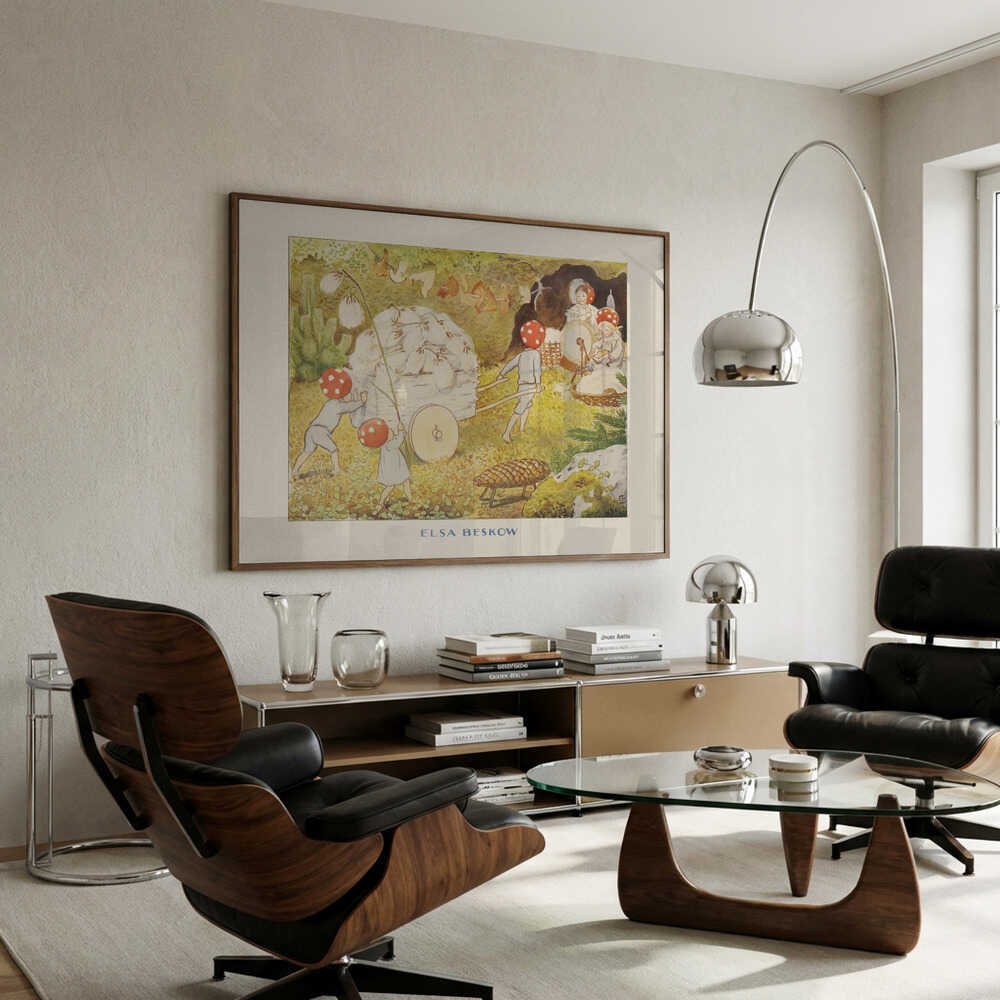 Tomtebobarnen Svampbarn Bomulls Poster