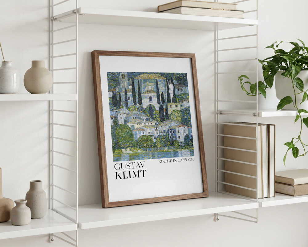 Kirche In Cassone (1913) Affisch