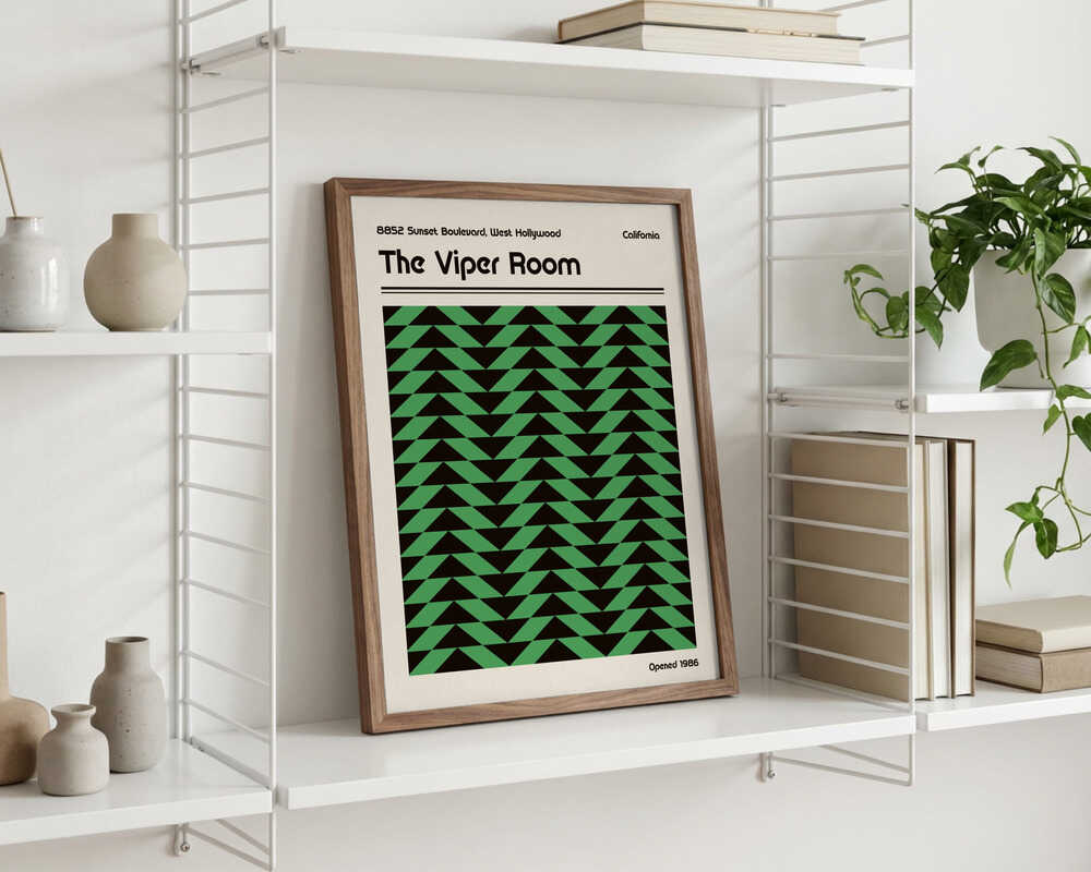 Retro Poster med Viper Room