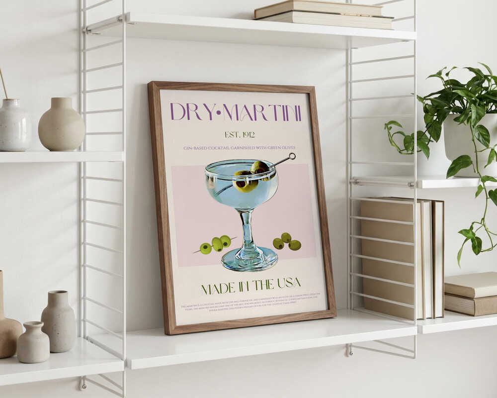 Klassisk Martini Charm Poster