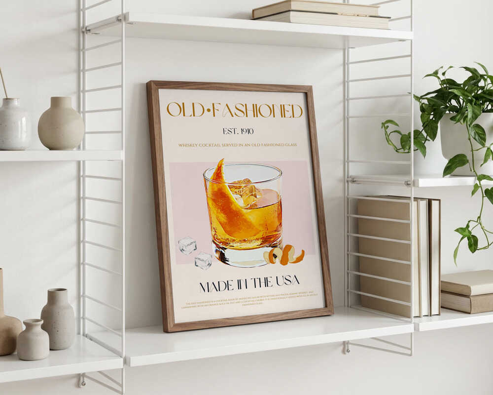 Klassisk cocktailberlock Poster
