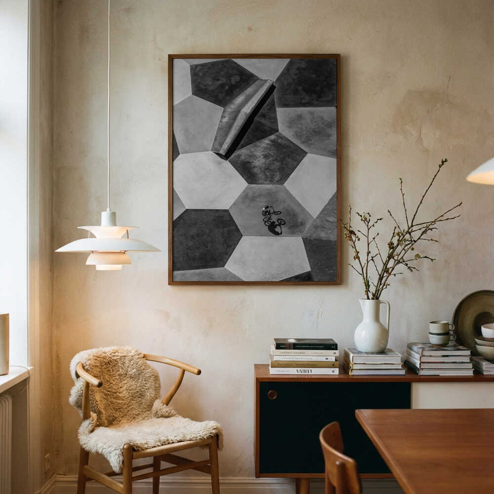 BMX Park Geometri Poster