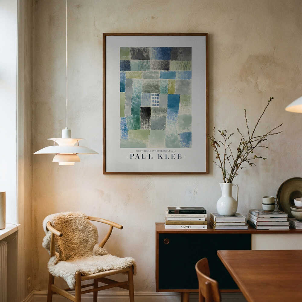 Første Hus i en Bebyggelse 1926 Plakat