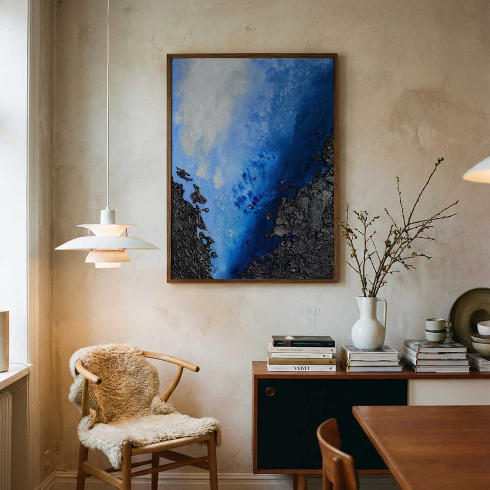 Djupblå Djup Poster