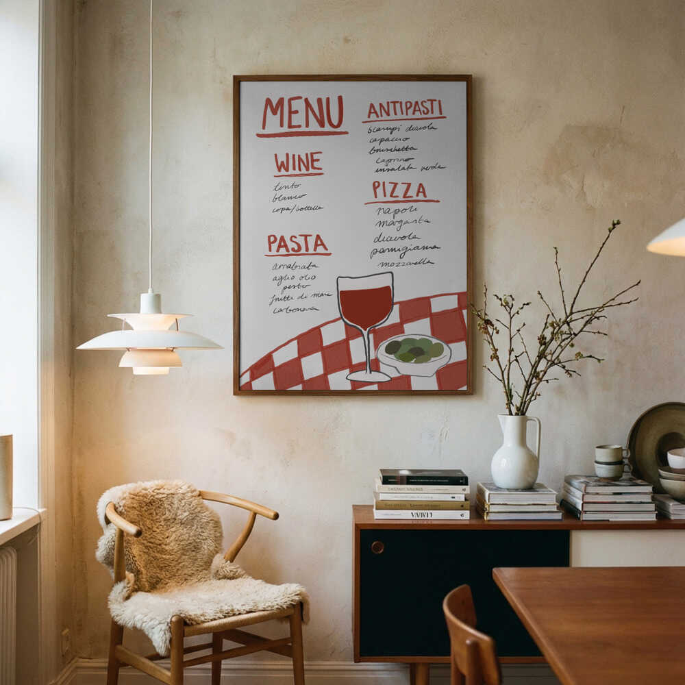 Italian Cuisine Delight Poster