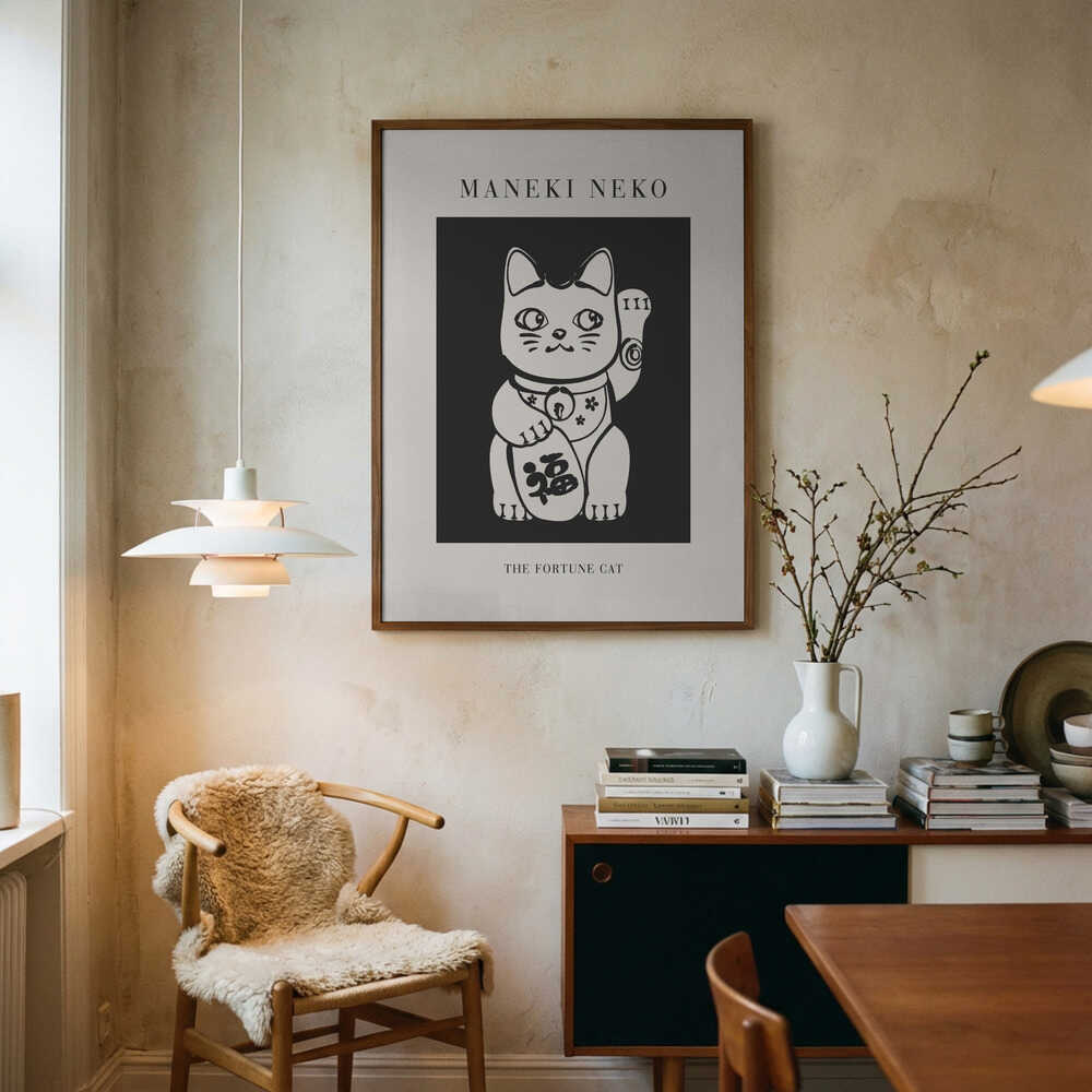 Maneki Neko Lyckokatt Poster