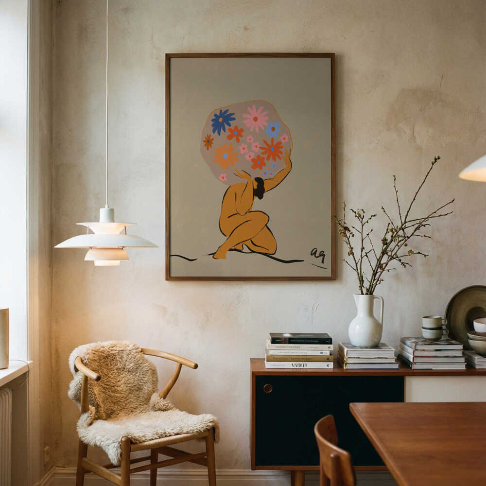 Världen på hennes axlar