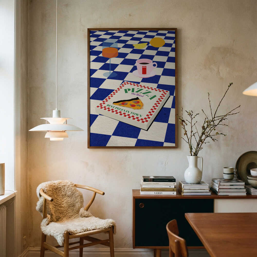 The Italian Menu Poster