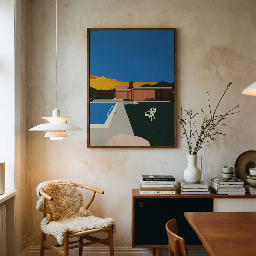 Kaufmann Desert House Poolside Poster