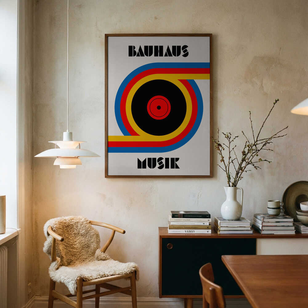 Bauhaus Music Skiv Poster