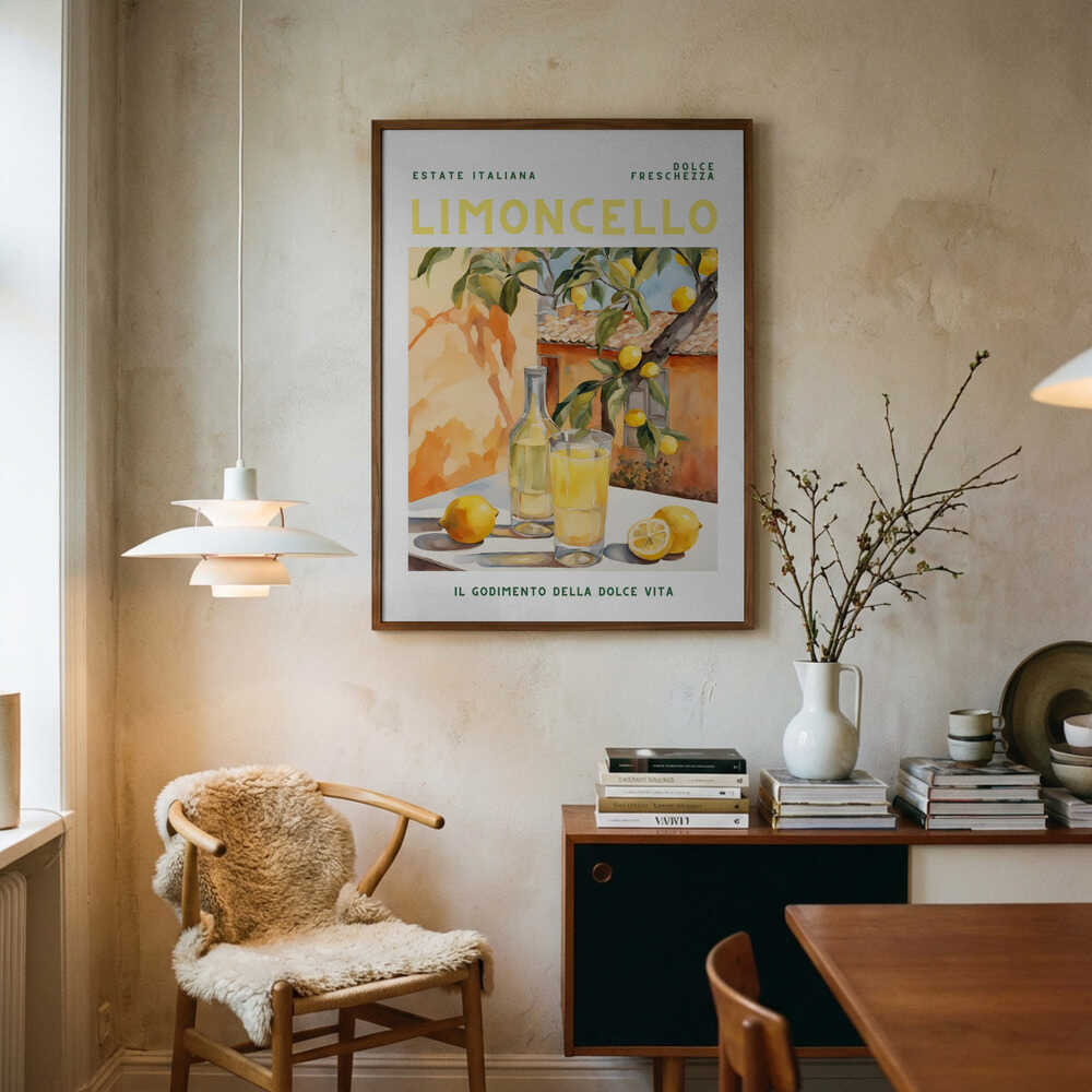 Limoncello, Aquarell, Fresh