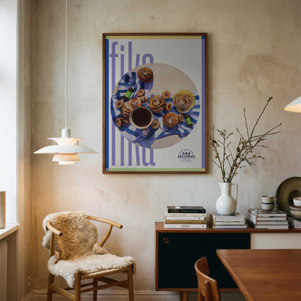 Svensk Fika-Lækkerier Plakat