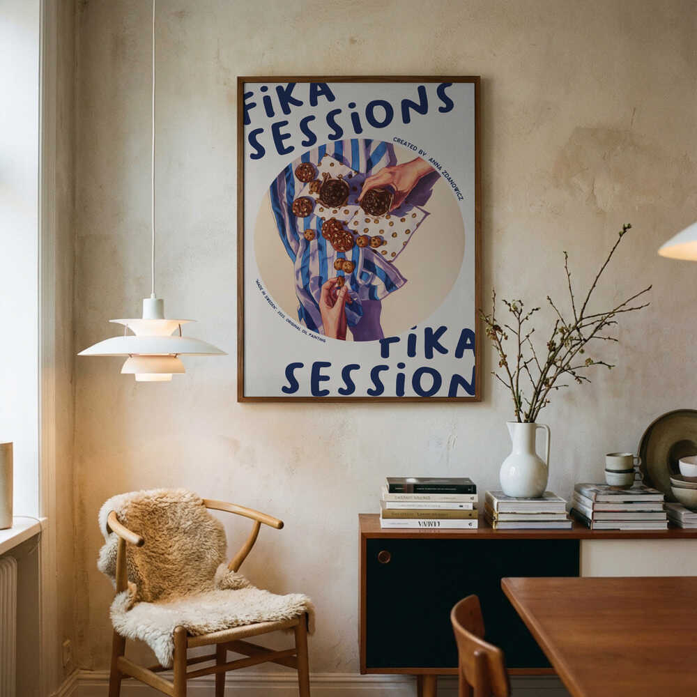 Fika Cookie Break Poster