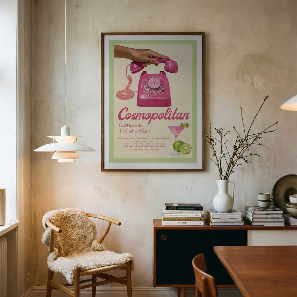 Jlr Cocktails Cosmopolitan Plakat