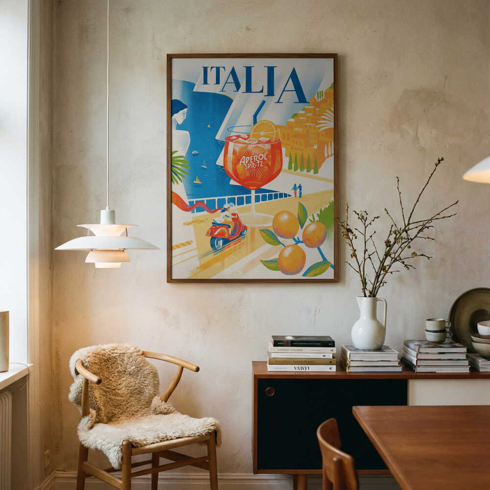 Italiensk sommarkust Poster