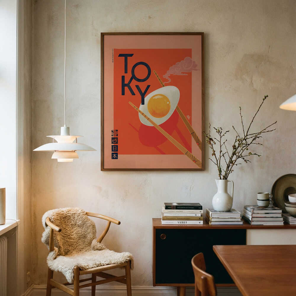 Tokyo Ramen Ägg Poster