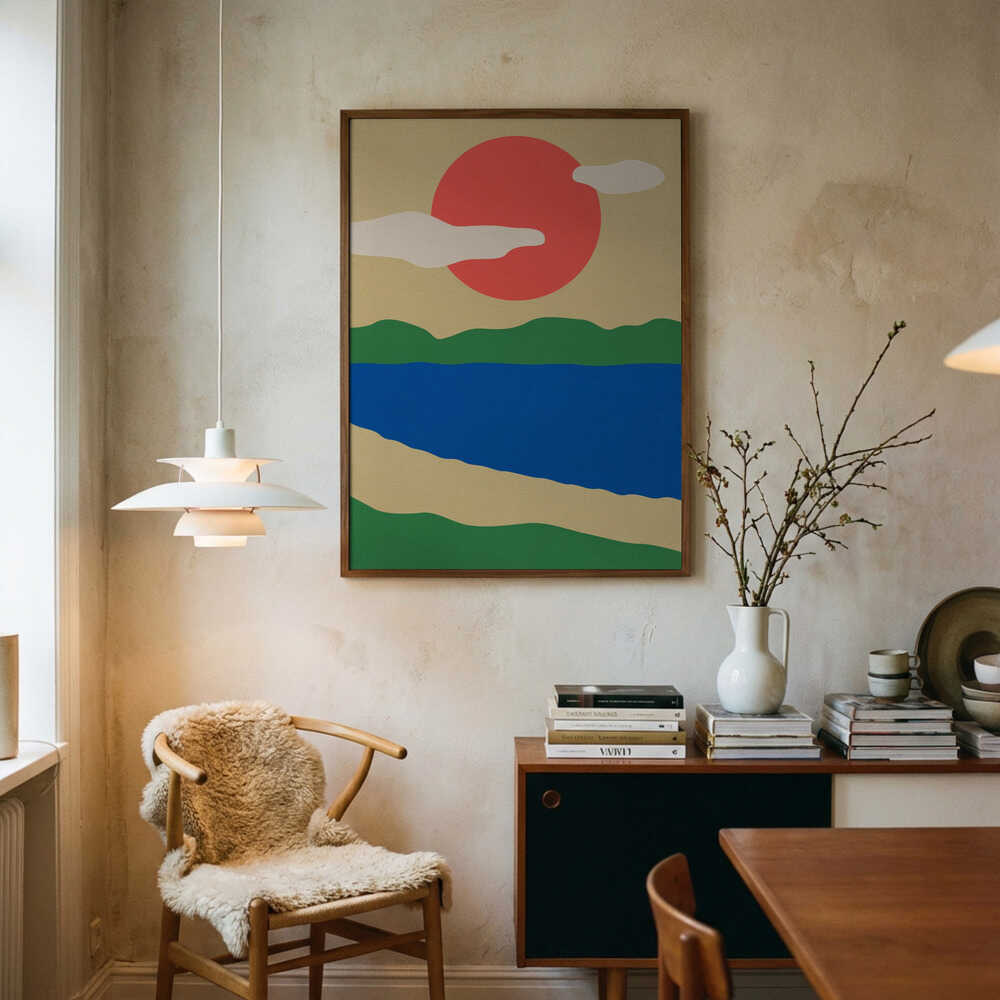 Thüringen sommar Poster