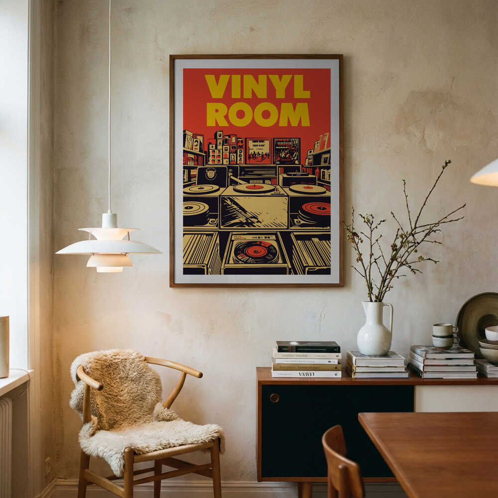 Retrovinybutik Poster