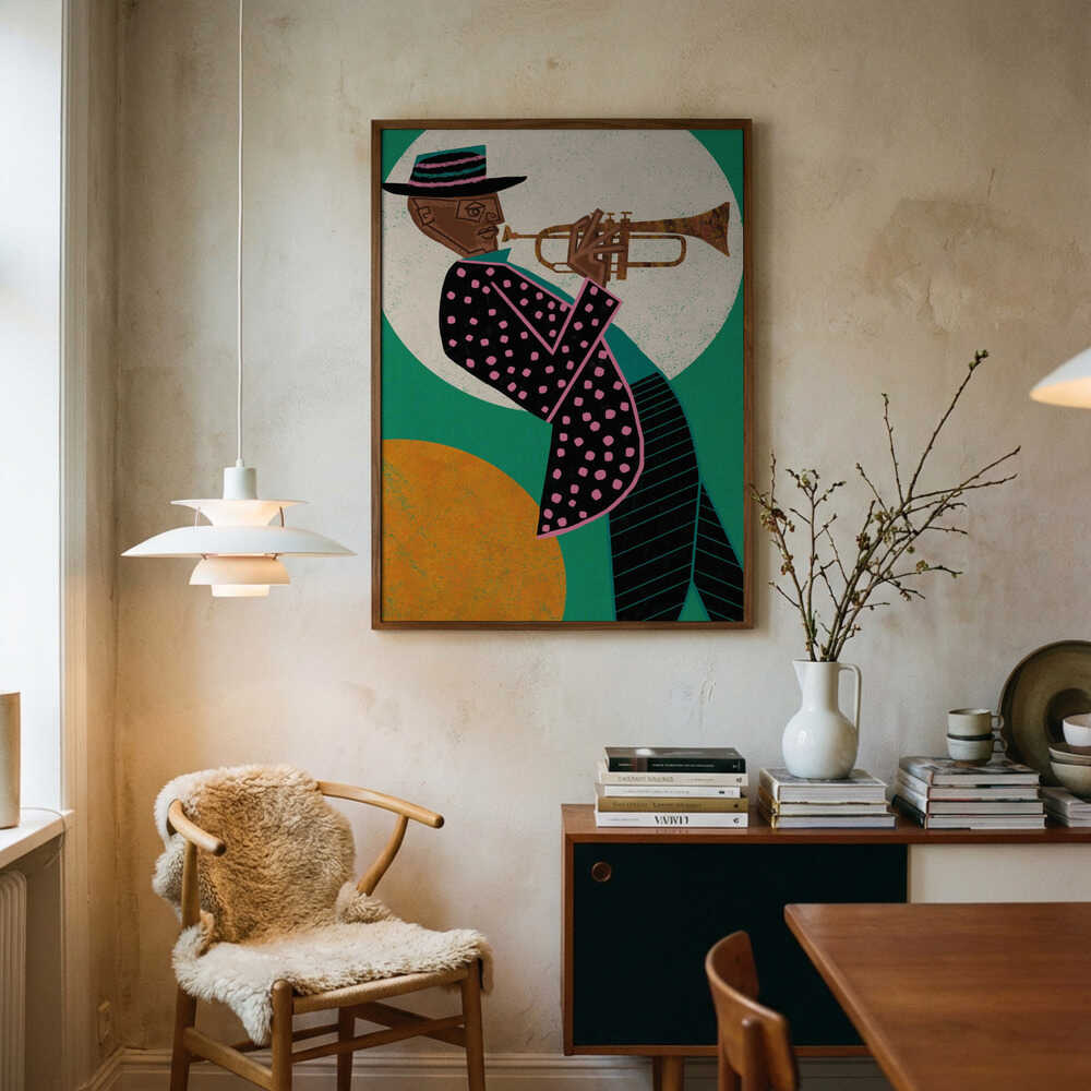 Cool Jazz Trumpetist Poster