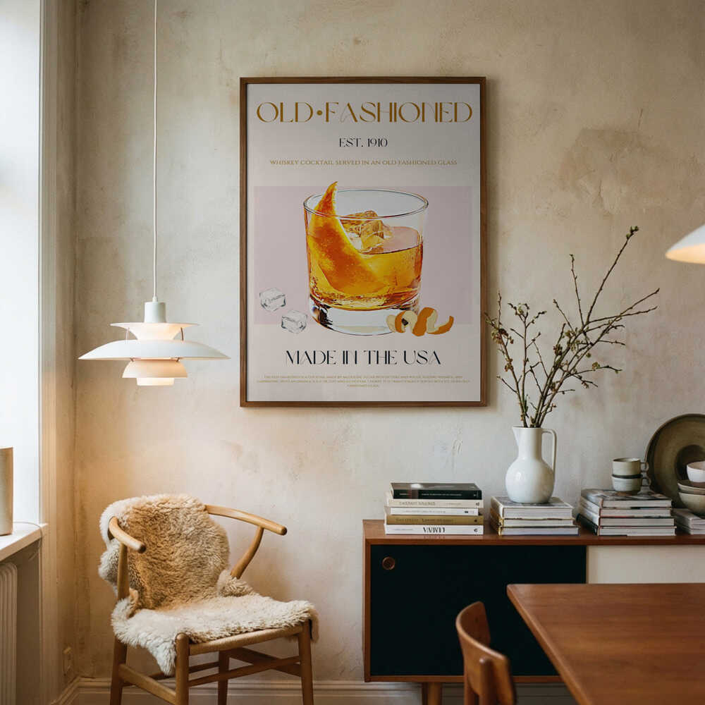 Klassisk cocktailberlock Poster