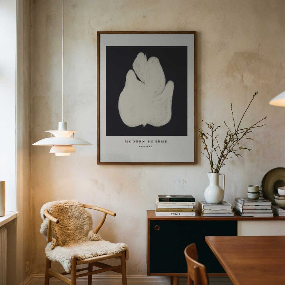 Abstrakt Blomster Poster