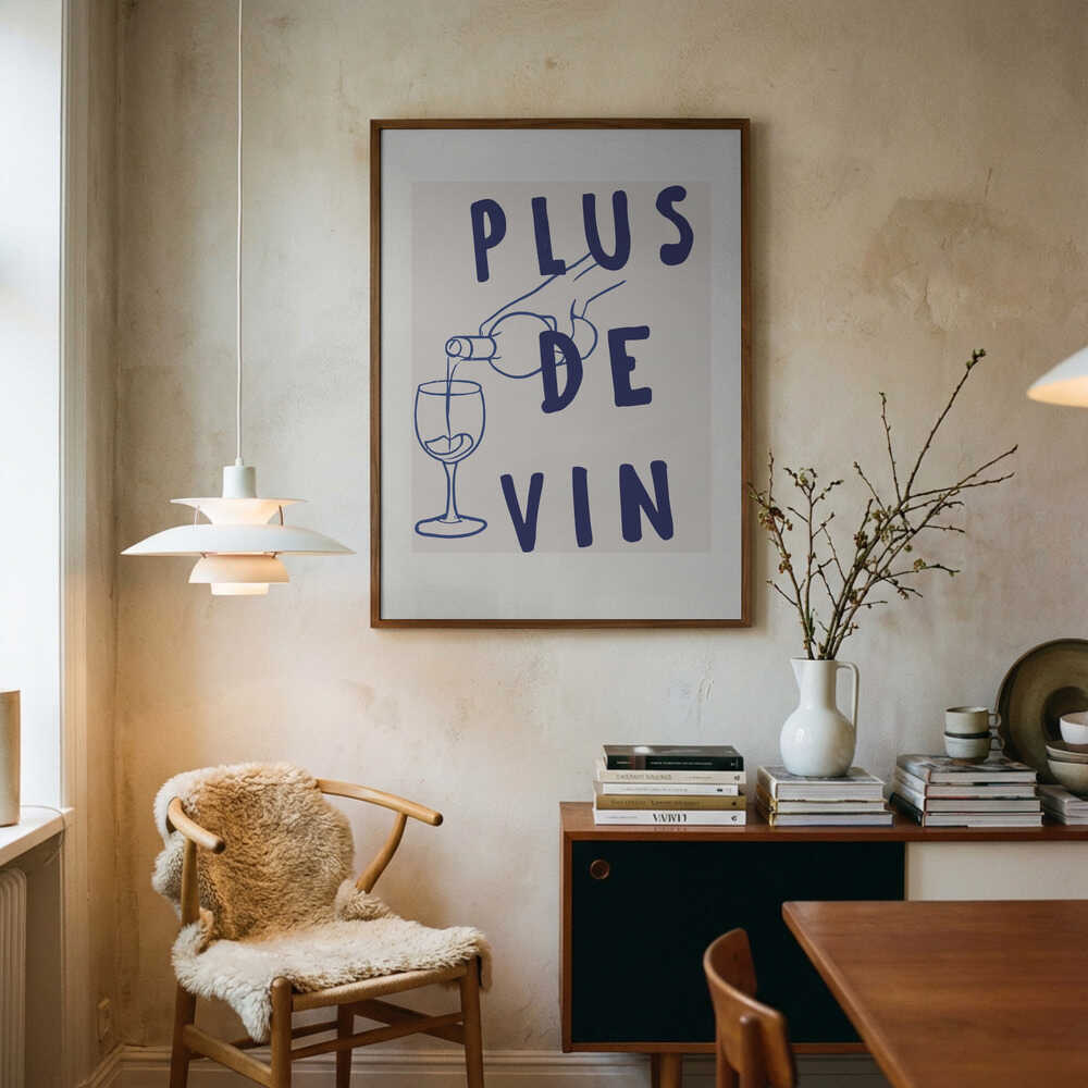 Vin som hälls Poster