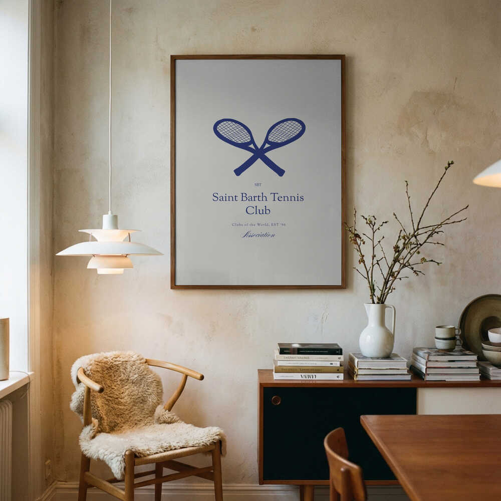 Saintbarthtennisclub Plakat