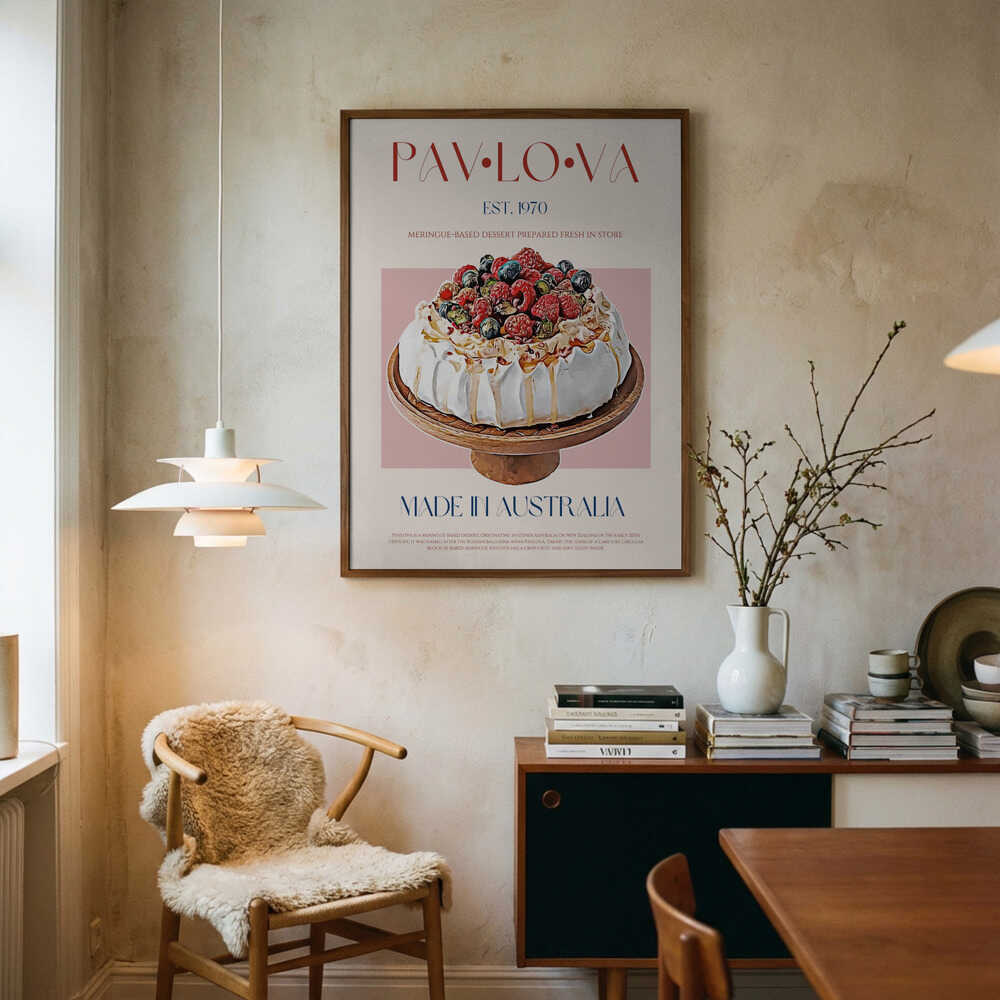 Pavlova med bär en fröjd Poster